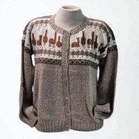 Suéter unisex lana de alpaca
